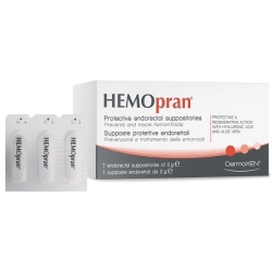 DermoXEN Hemopran - 7 Supposte Endorettali per Emorroidi