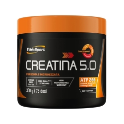 Creatina 5.0 - Integratore per le prestazioni fisiche e la reattività muscolare 300 gr