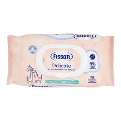 70 Salviettine Delicate per Pelli Sensibili e Protezione Eritemi