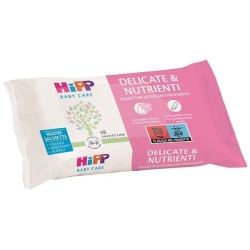 Hipp Delicate&Nutrienti - 48 Salviettine Detergenti per Pelle Sensibile