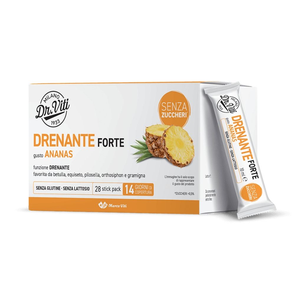Marco Viti Drenante Forte Gusto Ananas 28 Stickpack Integratore marco-viti-drenante-forte-gusto-ananas-28-stickpack-integratore