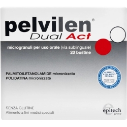 Pelvilen Dual Act 20 Bustine - Integratore Per Rinforzare Le Pareti Uterine
