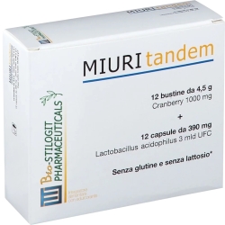 Miuri Tandem - Integratore per le Vie Urinarie 12 bustine + 12 capsule