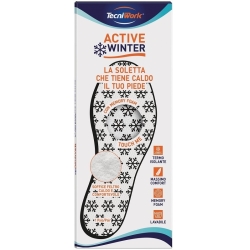 Tecniwork Active Winter - Solette Termiche Isolanti per Freddo Invernale 1 Paio Misura 46