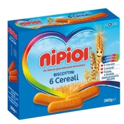 Biscottini 6 Cereali Per Bambini Da 4 Mesi 360 gr