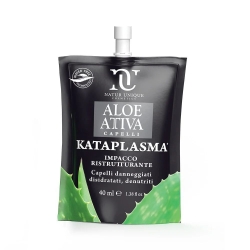 Aloe Attiva Kataplasma - Impacco Ristrutturante SOS per Capelli Danneggiati e Indeboliti 40 ml
