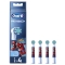 oral b PRO Kids - 4 Testine di Ricambio con Spiderman per Spazzolini Elettrici Kids