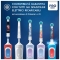 oral b PRO Kids - 4 Testine di Ricambio con Spiderman per Spazzolini Elettrici Kids