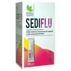 Sediflu 10 Stickpack - Integratore per le vie respiratorie e la gola