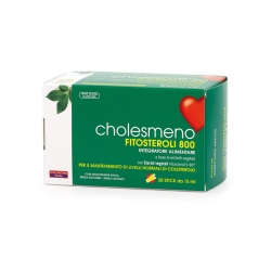 Cholesmeno Fitosteroli 800 - Integratore per il colesterolo e il metabolismo dei carboidrati 30 Stick da 15 ml