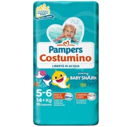 Pampers Costumino - 10 Pannolini  Taglia 5-6 ( 14+ kg )