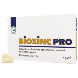 Biozinc Pro 40 Compresse - Integratore Per Capelli E Unghie