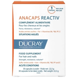 Anacaps Reactiv Ducray 30 Capsule - Integratore per capelli
