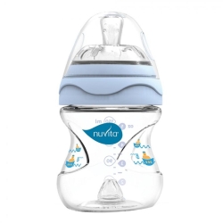 Mimic Biberon 150 Ml blu (Confezione Danneggiata)