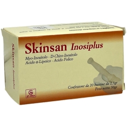 Skinsan Inosiplus 20 Bustine - Integratore per la fertilità e l'insulino resistenza