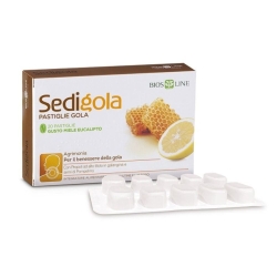 Sedigola Miele Eucalipto 20 Pastiglie - Integratore per la gola e la voce