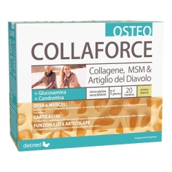Collaforce Osteo 20 Bustine - Integratore per le ossa, i muscoli e le articolazioni