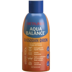 Aqua Balance Rassodan Dren Gusto Pesca 500 ml - Integratore per il drenaggio dei liquidi