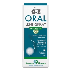 GSE Oral Leni Spray 20 ml - Integratore per la gola e le vie respiratorie