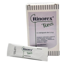 Rinorex Tuss 14 Stickpack - Integratore per le vie respiratorie e l'immunità