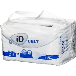 Serenity ID Belt Plus - 14 Pannoloni per Incontinenza All-in-One con Cintura Taglia M