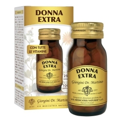Donna Extra 100 Pastiglie - Integratore per il ciclo mestruale, la menopausa e le ossa