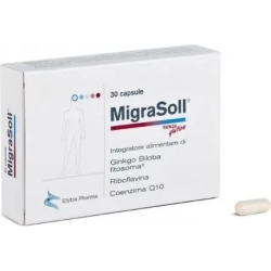 Migrasoll A Base Di Ginkgo Bilboa 30 Capsule - Integratore Per Il Sistema Nervoso (Confezione Danneggiata)