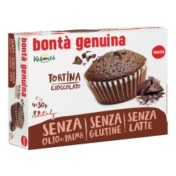 Tortina al Cioccolato senza glutine e senza lattosio 120 gr
