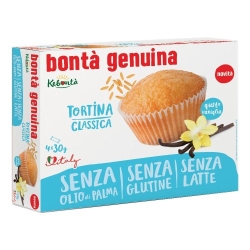 Tortina Classica - tortina al gusto vaniglia senza glutine e senza latte 120 gr