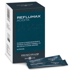 Principium Reflumax Acidità 10 Stick Gel Da 10 ml - Integratore per l'acidità gastrica