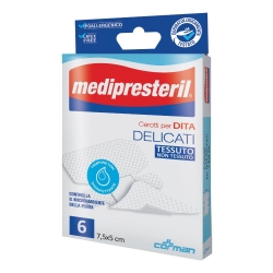 Medipresteril 6 Cerotti Delicati per Dita 7,5x5cm
