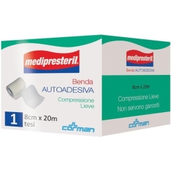 Medipresteril Benda Autoadesiva Compressione Lieve 8cm x 20m