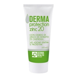 Derma Protection Zinc 20 - Crema Protettiva Lenitiva Emolliente per Pelli Delicate e Irritate 200 ml