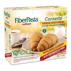 Cornetto senza zuccheri a basso indice glicemico ricco di fibre e proteine 200 gr