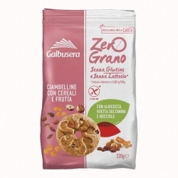 Zero Grano - Ciambelline Con Cereali e Frutta senza glutine e senza lattosio 220 gr