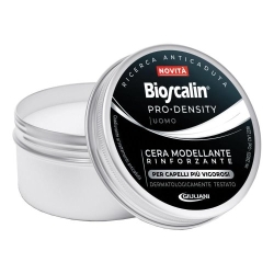 Bioscalin Pro-Density Uomo - Cera Modellante Rinforzante Per Capelli Anti-Diradamento Professionale 50 ml