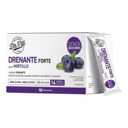 Marco Viti Drenante Forte Gusto Mirtillo 28 Stick - Integratore drenante e antiossidante