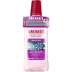 Lacalut - Collutorio Micellare Sensitive Per Sensibilità Dentinale e Igiene Orale Completa 500 ml
