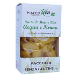 Nutri Té Paccheri - pasta ipoallergenica senza glutine di mais e riso trafilata al bronzo 250 gr