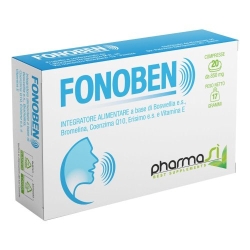 Fonoben 20 Compresse - Integratore per la mucosa orofaringea e il tono della voce