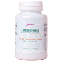 Goodere Libeedo4Him 60 Compresse - Integratore per la fertilità maschile e l'energia