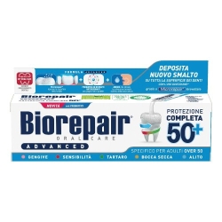 Biorepair Advance Protezione Completa 50+ - Dentifricio con Microrepair e Probiotici 75 ml