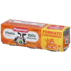 Vitello - Omogeneizzato Per Bambini dal 4° Mese 3 Vasetti x 80 gr