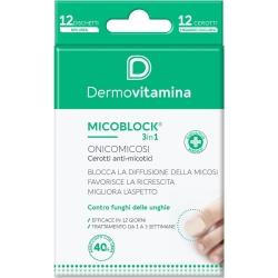 Dermovitamina Micoblock 3in1 - Anti-Micotico Onicomicosi 12 Cerotti