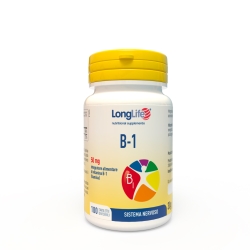 LongLife B-1 - Integratore per il metabolismo energetico e il sistema nervoso 100 Tavolette
