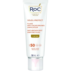 Crema Solare Viso 50 SPF Soleil Protect Fluido Uniformante Ultra Leggero Protezione Molto Alta 50 ml