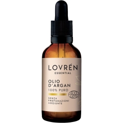 LOVREN Olio di Argan Puro Biologico Idratante Anti-age Per Viso Corpo e Capelli 30 ml