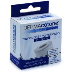 Dermacotone - Cerotto in rocchetto per pelli sensibili 2,5 x 914 cm
