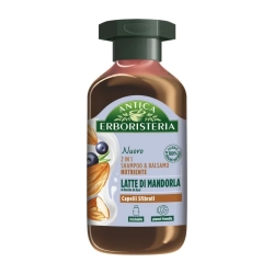 Shampoo e Balsamo 2in1 Nutriente al Latte di Mandorla per Capelli Secchi e Fragili 250 ml