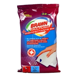 32 Salviette Multiuso Disinfettanti per Superfici
